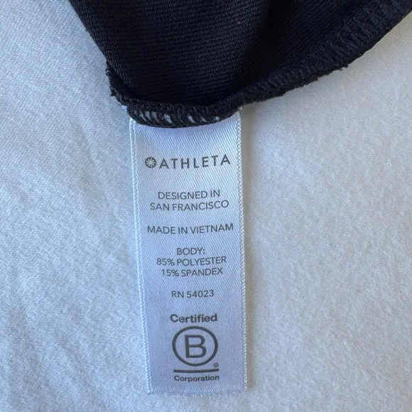 Athleta Black Racerback Tank Top - Picture 3 of 5